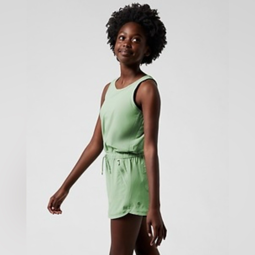 Athleta Girl Green Romper
